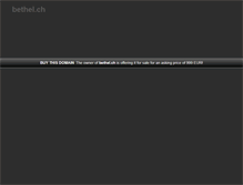 Tablet Screenshot of bethel.ch